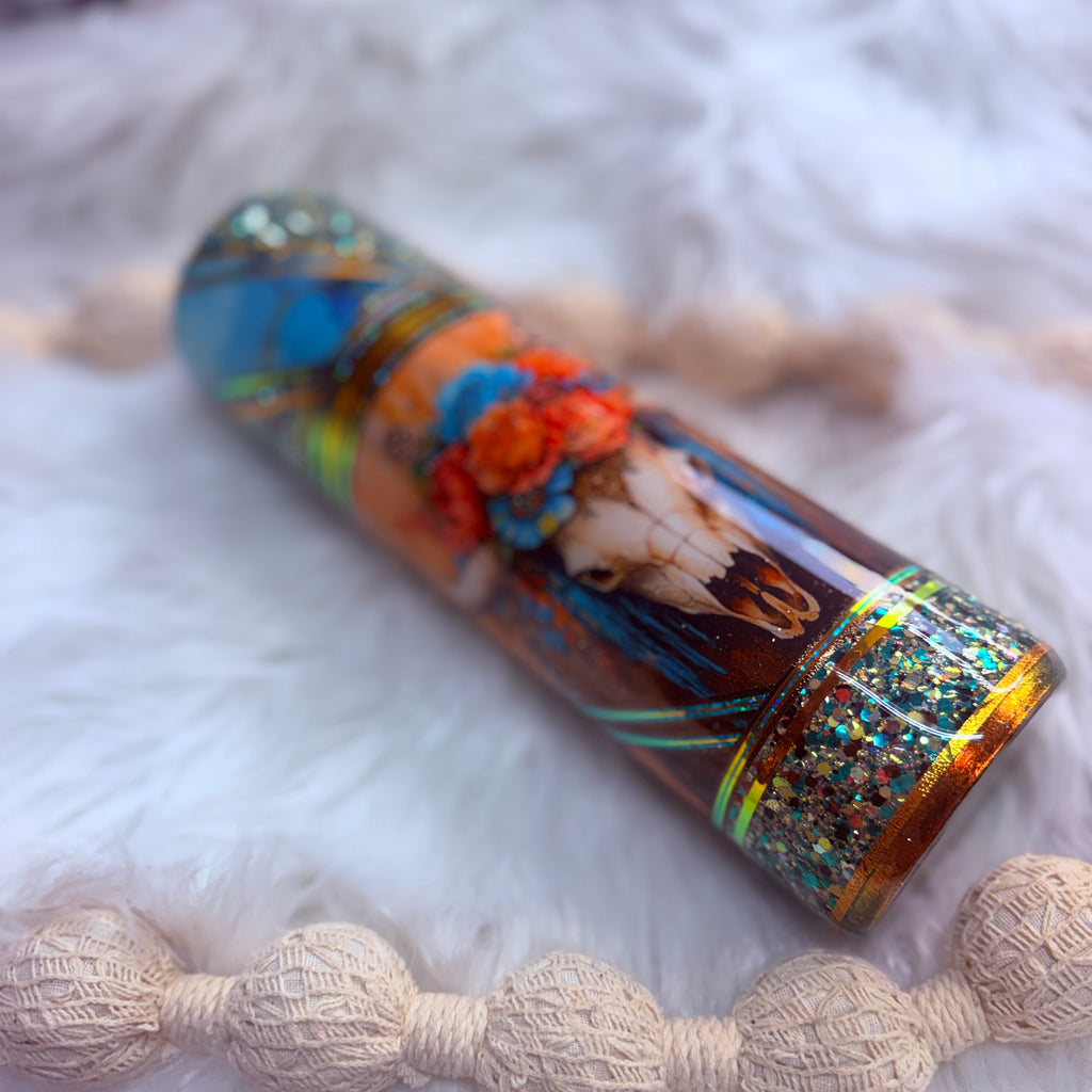 #5 Western Mixed Media {32oz Plump RTS Tumbler}