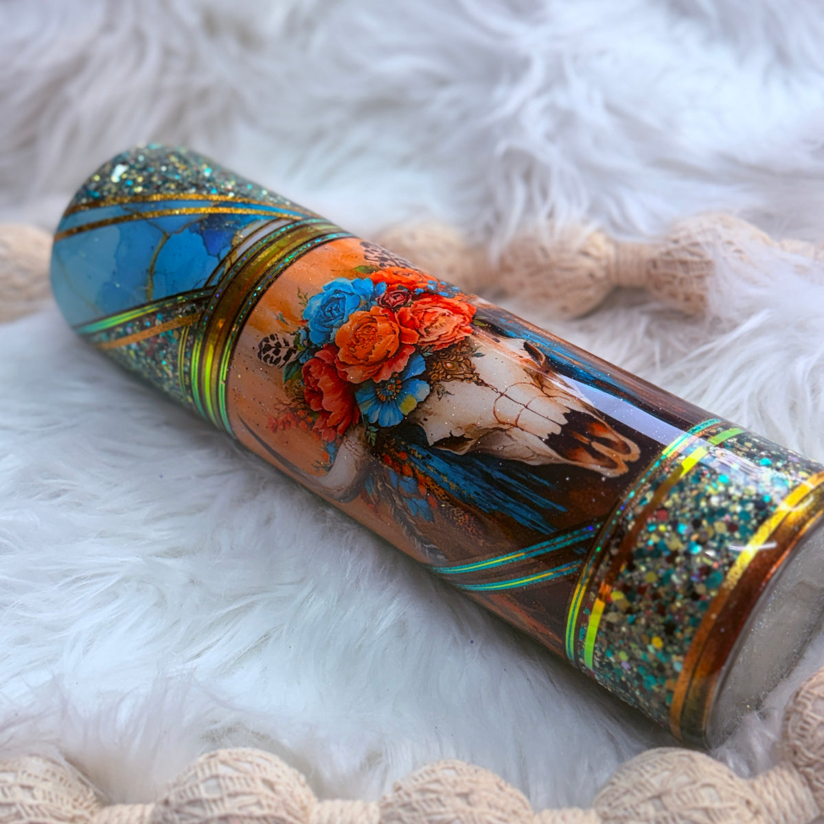 #5 Western Mixed Media {32oz Plump RTS Tumbler}