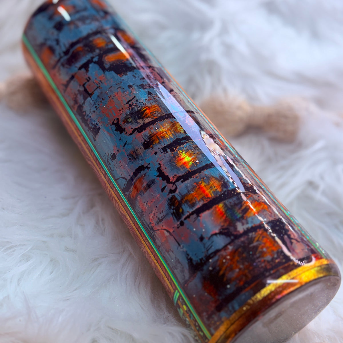 #5 Western Mixed Media {32oz Plump RTS Tumbler}