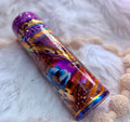 #9 Purple & Gold Mixed Media {32oz Plump RTS Tumbler}