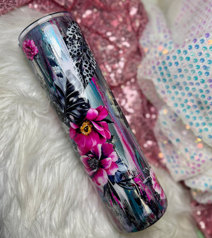 #36 {RTS} Pink Floral Throwndown -  32 Plump