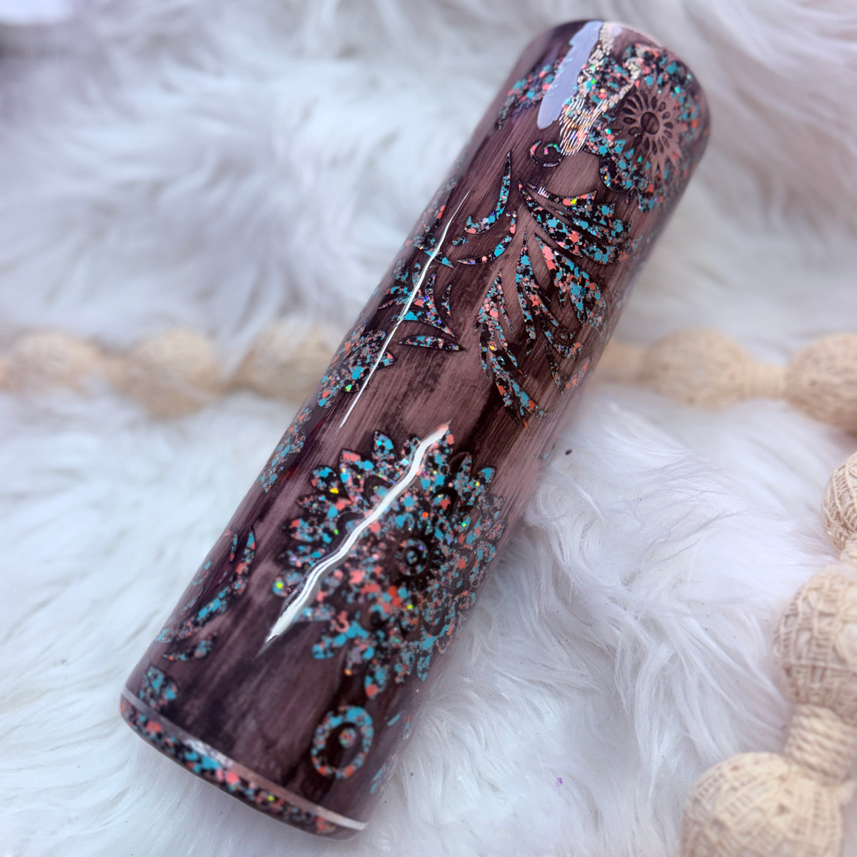 #15 Tooled Leather {32oz Plump RTS Tumbler}