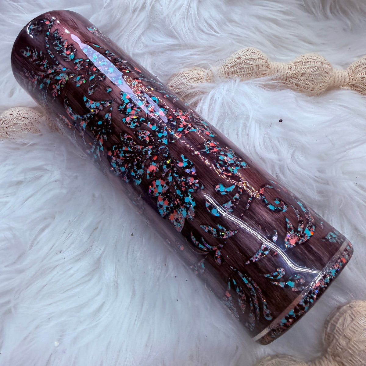 #15 Tooled Leather {32oz Plump RTS Tumbler}