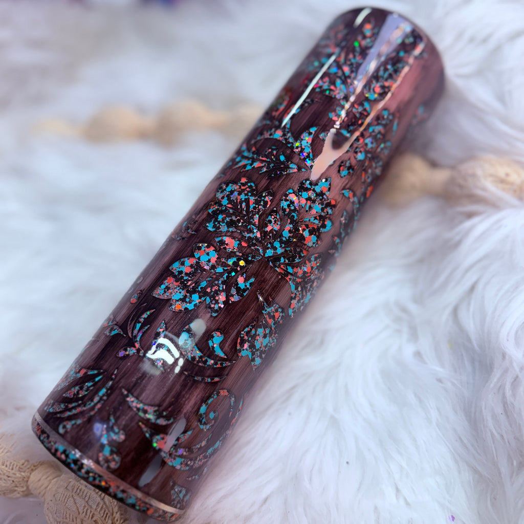 #15 Tooled Leather {32oz Plump RTS Tumbler}