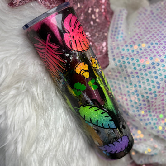 #41 {RTS} Neon Monstera Peek-A-Boo - 32 Plump