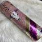 #44 {RTS} Purple & Blush Bull Skull Western - 32 Plump