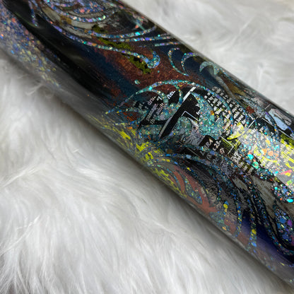 #46 {RTS} Grunge Tooled Leather - 32 Plump