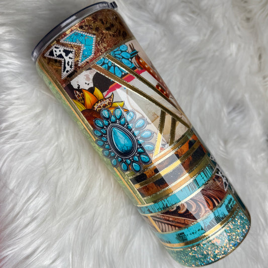 #51 {RTS} Western Mixed Media - 24oz Plump