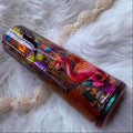 #20 Bright & Shifty Scrapbook Tumbler {32oz Plump RTS Tumbler}