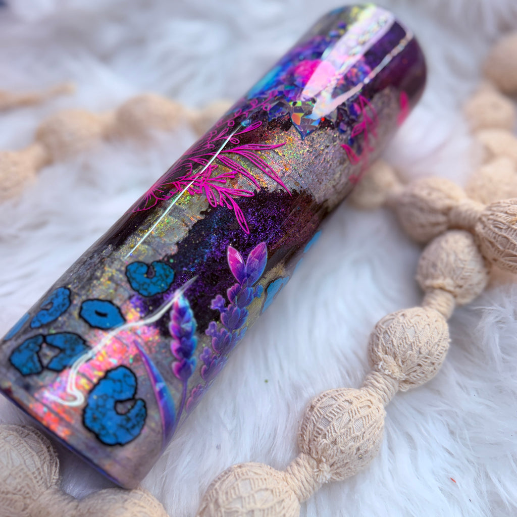 #36 Brick & Concrete Crust Purple/Pink Tumbler {32oz Plump RTS Tumbler}