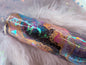 #64 {RTS}  Black & Neon Hand Decorated Geode- 32oz Plump