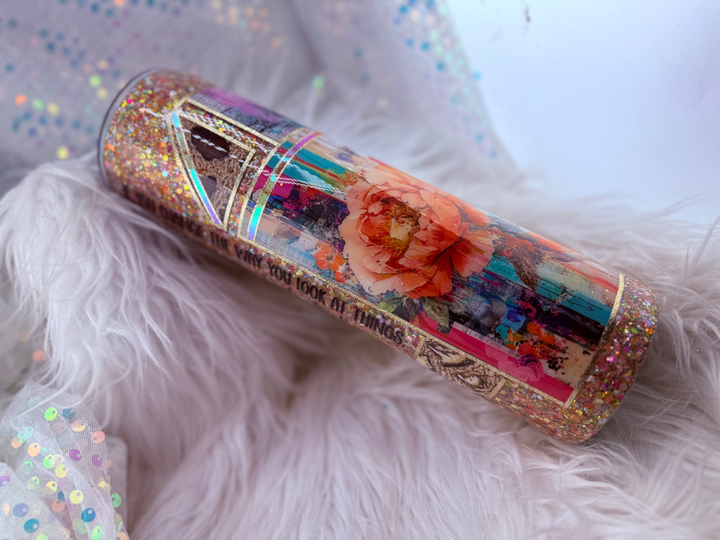 #75 {RTS} Bright Florals- 32oz Plump