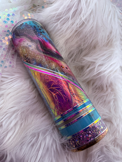 #78 {RTS} Abstract Mixed Media - 32oz Plump