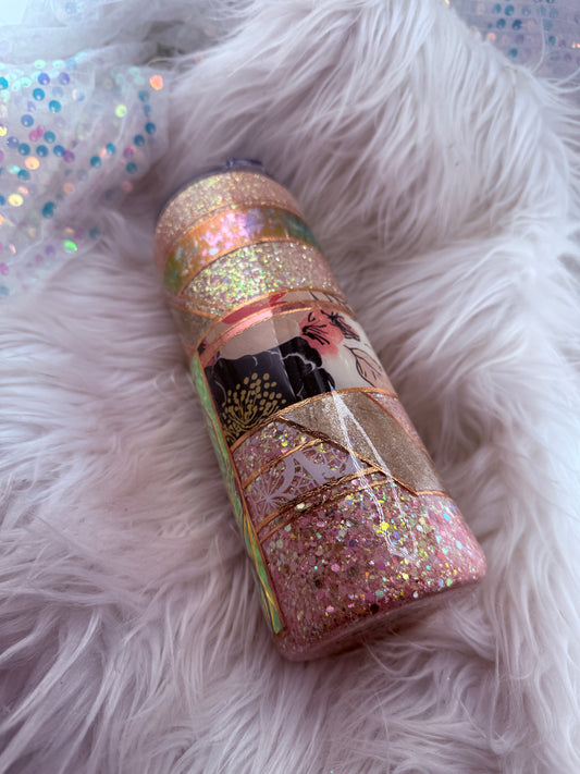 #81 {RTS} Pink Mixed Media - 24oz Plump