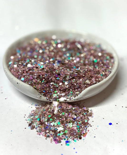 Blush Baddie {VAULT GLITTER MIX 4/10}