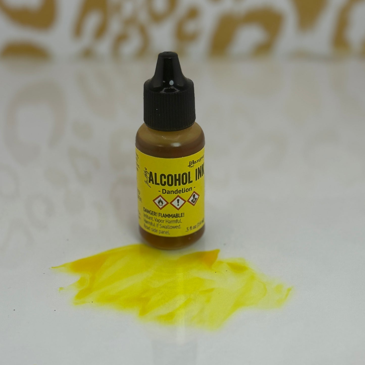 Dandelion {Tim Holtz Alcohol Ink}