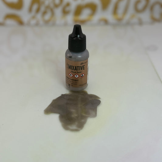 Rose Gold {Tim Holtz Mixative}