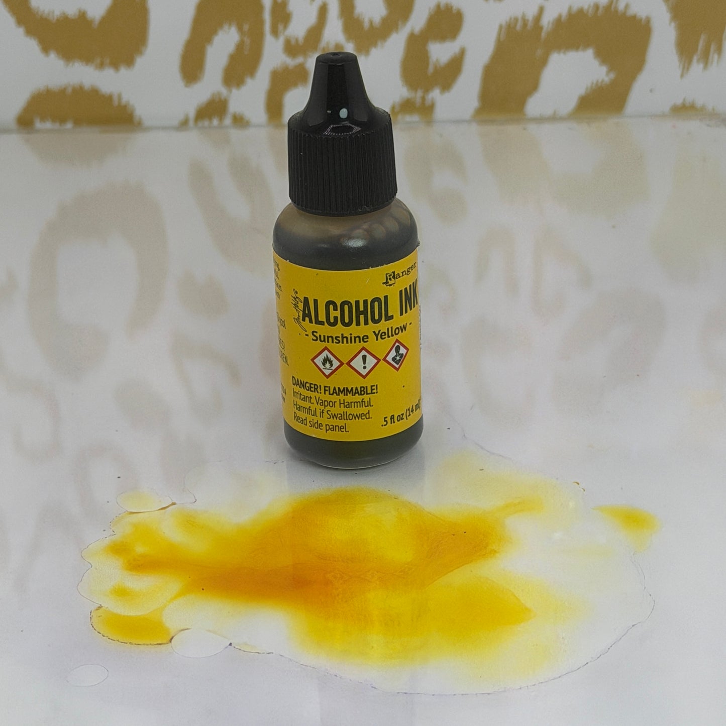Sunshine Yellow {Tim Holtz Alcohol Ink}