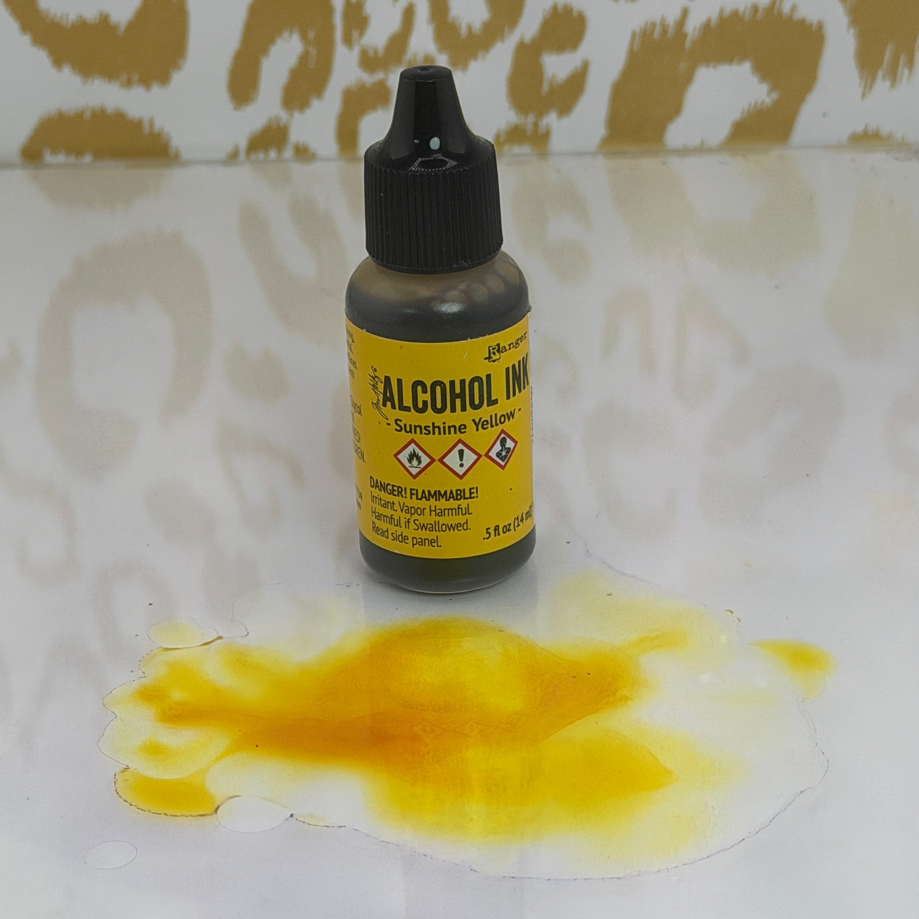 Sunshine Yellow {Tim Holtz Alcohol Ink}