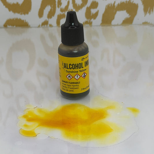Sunshine Yellow {Tim Holtz Alcohol Ink}
