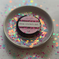 Pink Snowflake {Shape Glitter Mix}