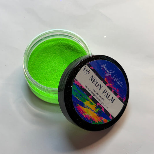 Neon Palm {Electric Summer Indiv. Micro-Glitter}