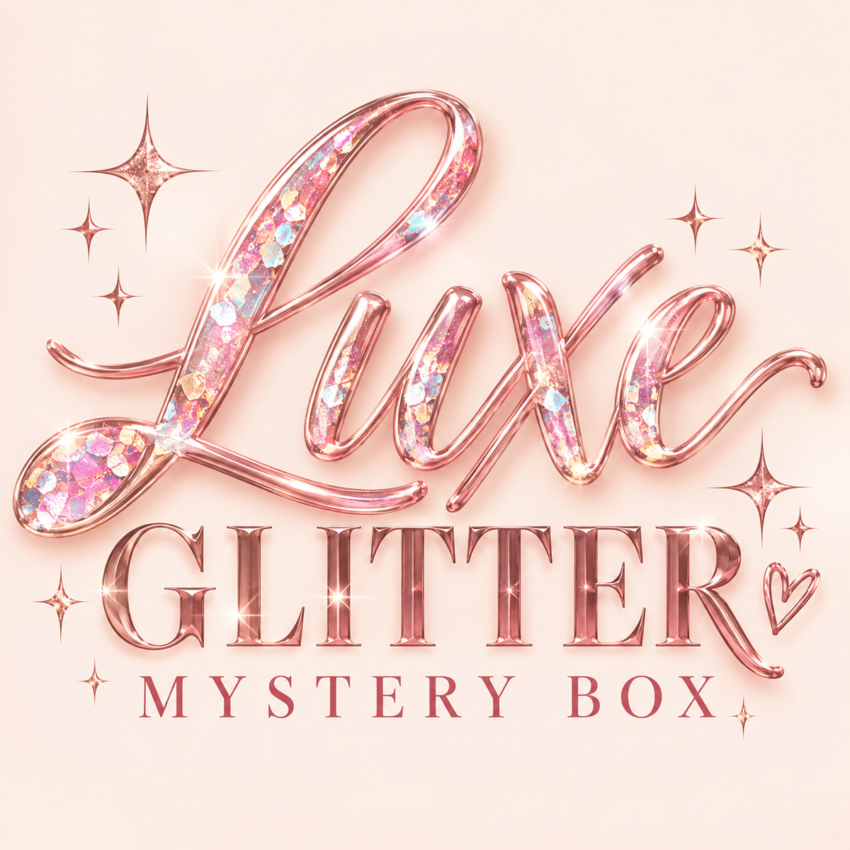 LUXE Glitter Box {5 Colors}