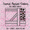 30oz Leopard Abstract {Tumbler Template}