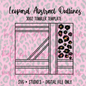 30oz Leopard Abstract {Tumbler Template}