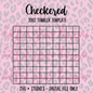 20oz Checkered {Tumbler Template}