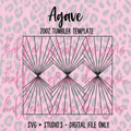 20oz Agave {Tumbler Template}