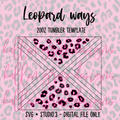 20oz Leopard Ways {Tumbler Template}