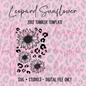 20oz Leopard Sunflower {Tumbler Template}
