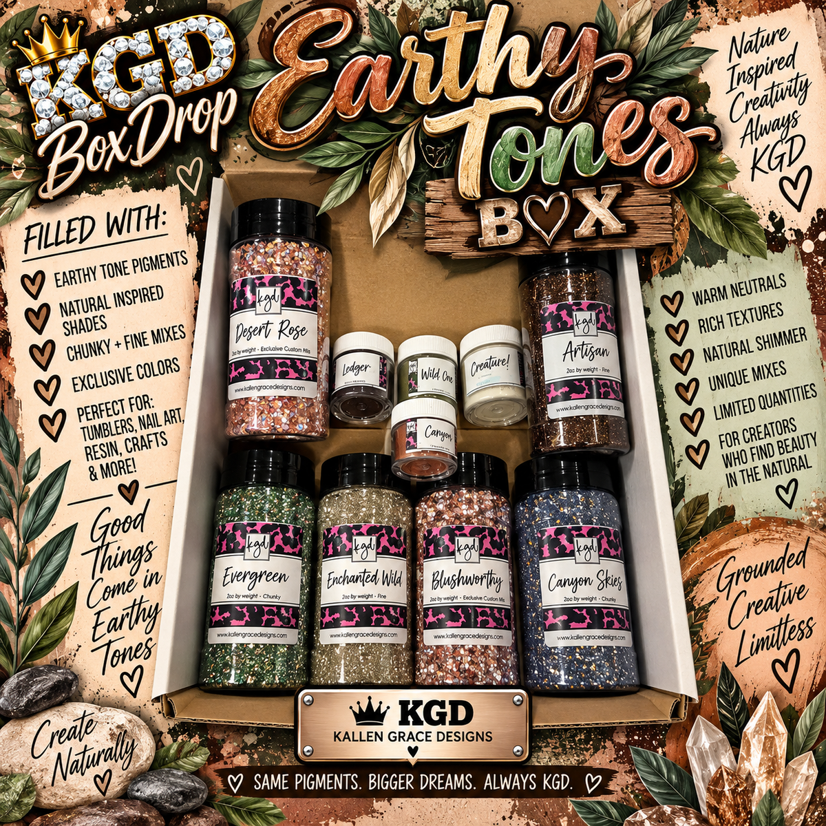 Earthy Tones {BOX DROP} ONLY ONE!!