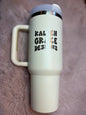 {Beige} 40oz KGD Handle Tumbler