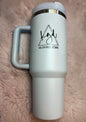 {Ice Grey} 40oz KGD Handle Tumbler