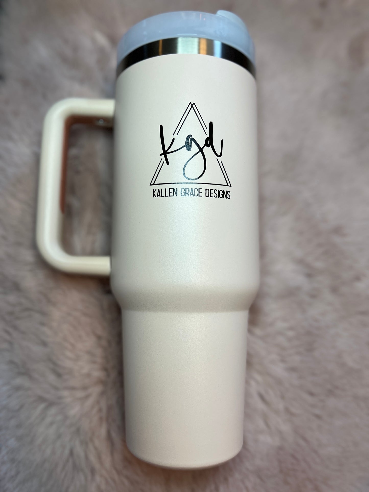 {Dusty Rose} 40oz KGD Handle Tumbler