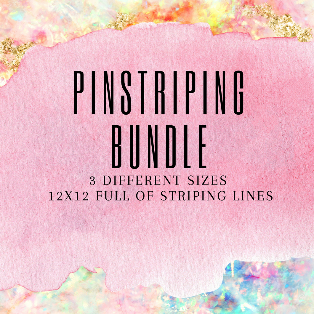 12 X 12 Pinstriping Bundle ( 3 Sizes)