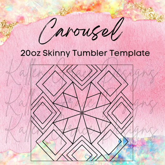 20oz Skinny Carousel Template