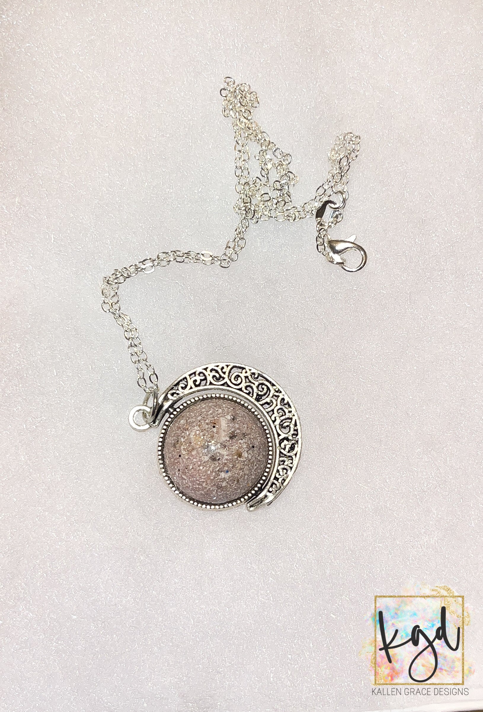 {MTO} Moon Zinc Alloy Necklace *SIlver Only*