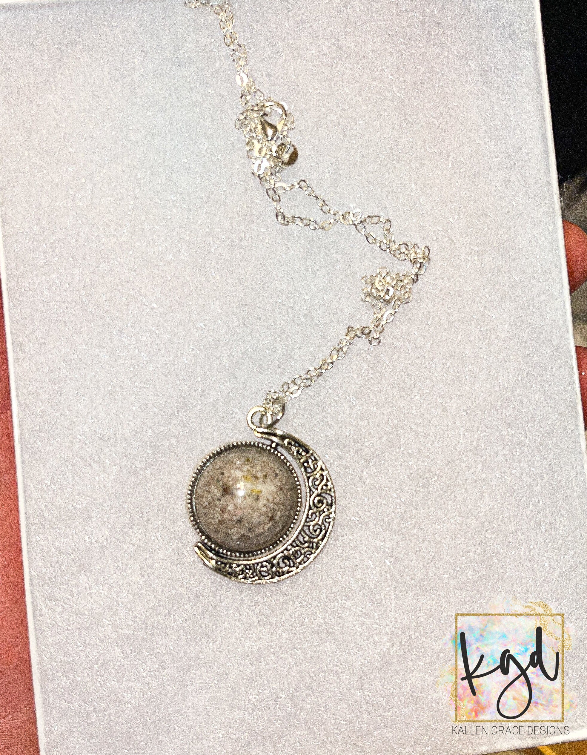 {MTO} Moon Zinc Alloy Necklace *SIlver Only*