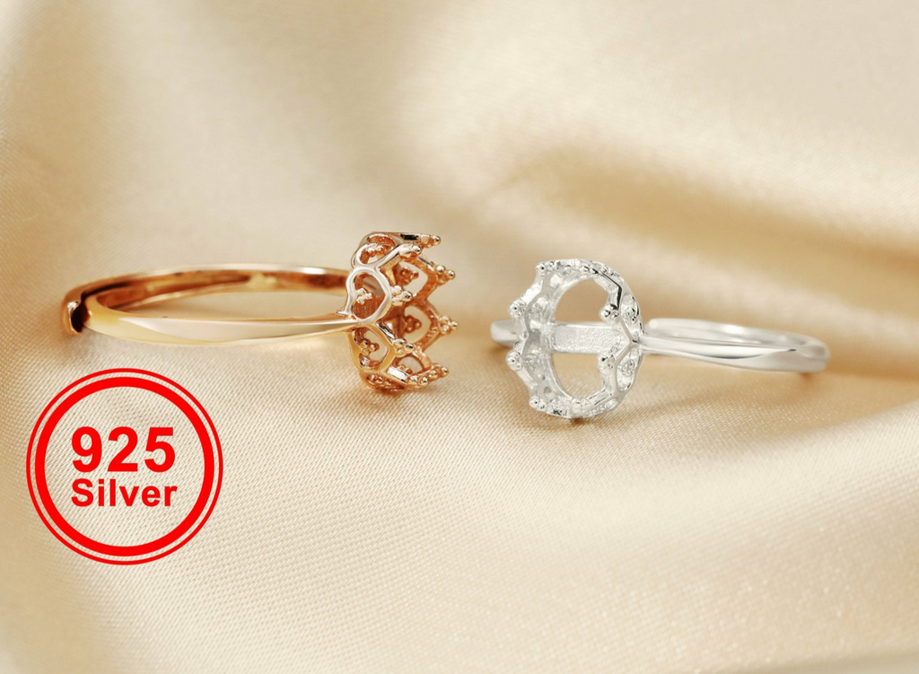 {MTO} Crown Oval Ring [Adjustable]