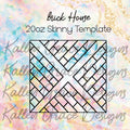 20oz Brick House Tumbler Template