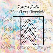 Load image into Gallery viewer, 30oz Darlin Debi Tumbler Template
