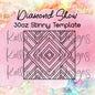Diamond Show 30oz Tumbler Template