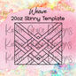 Weave 20oz Tumbler Template