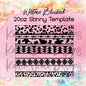 Western Blocked 20oz Tumbler Template