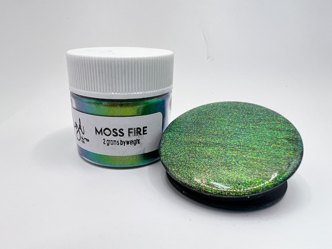 Moss Fire  // Holographic Chameleon Pigment