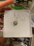 {MTO} Round Zinc Alloy Necklace *SIlver Only*