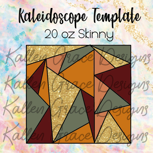 20oz Skinny Kaliedo Template